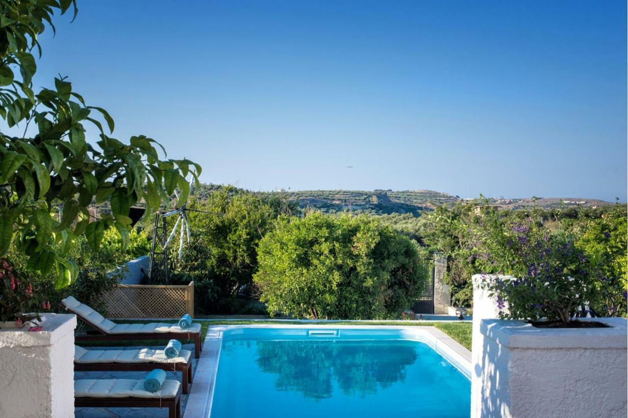 Luxury Villa Rosita W Heated Pool - Nature And Relax Epano Vathia Екстер'єр фото